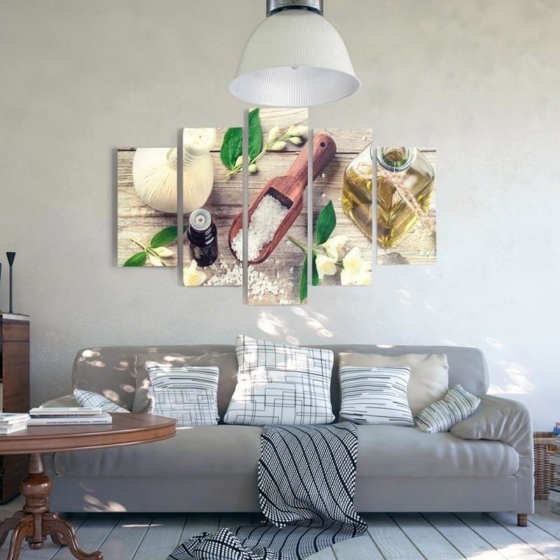 Kanva no 5 daļām - Type A, With Jasmine Spices Home Trends DECO