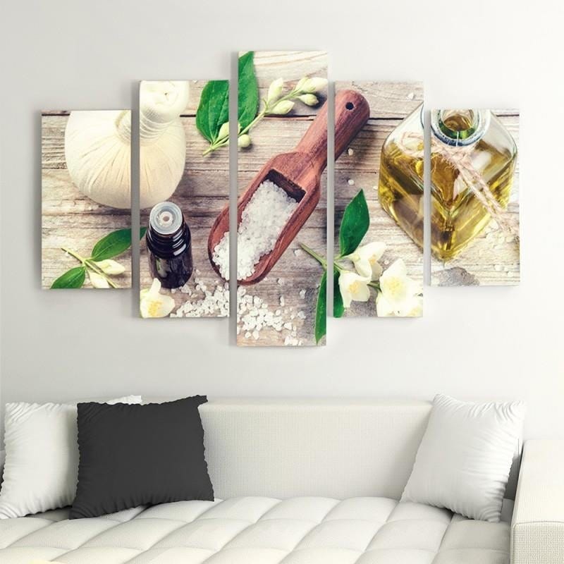 Kanva no 5 daļām - Type A, With Jasmine Spices Home Trends DECO