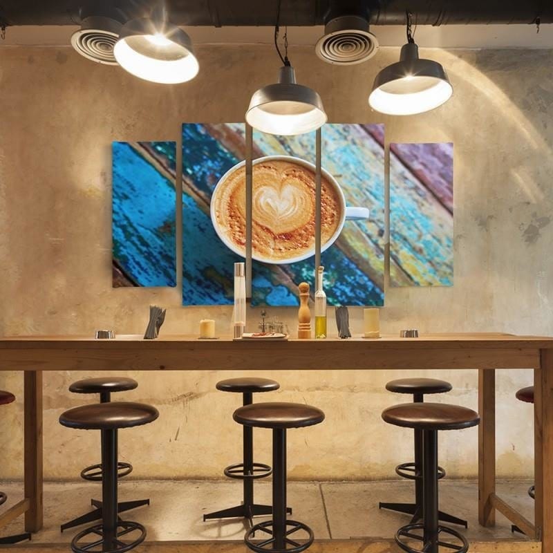 Kanva no 5 daļām - Type B, 2 Coffee Home Trends DECO