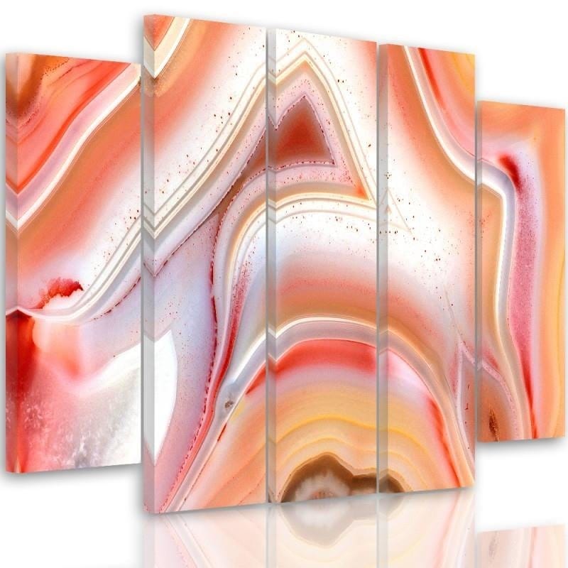 Kanva no 5 daļām - Type B, 2 Color Abstraction Home Trends DECO