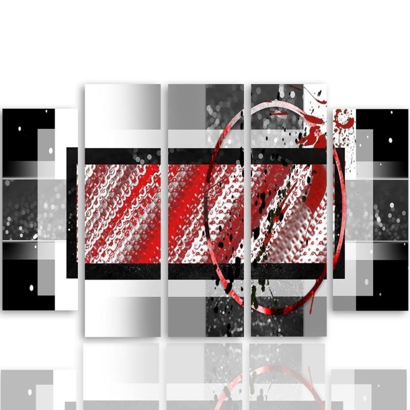 Kanva no 5 daļām - Type B, Abstract Composition 1 Home Trends DECO