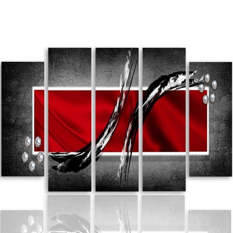 Kanva no 5 daļām - Type B, Abstraction 2 Home Trends DECO