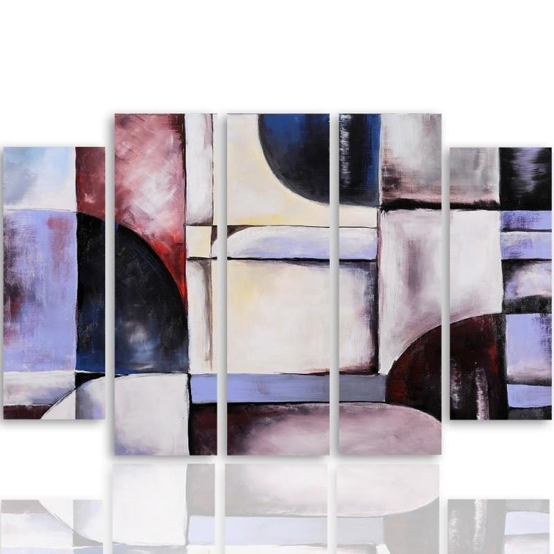 Kanva no 5 daļām - Type B, Abstraction 31 Home Trends DECO