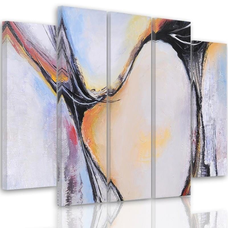 Kanva no 5 daļām - Type B, Abstraction 35 Home Trends DECO