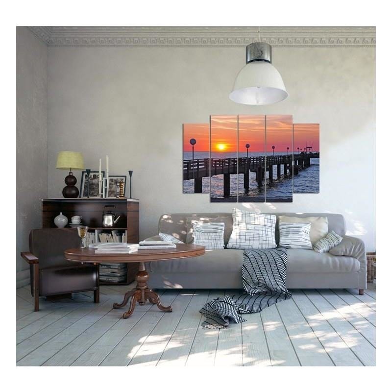 Kanva no 5 daļām - Type B, Baltic Sea  Home Trends DECO