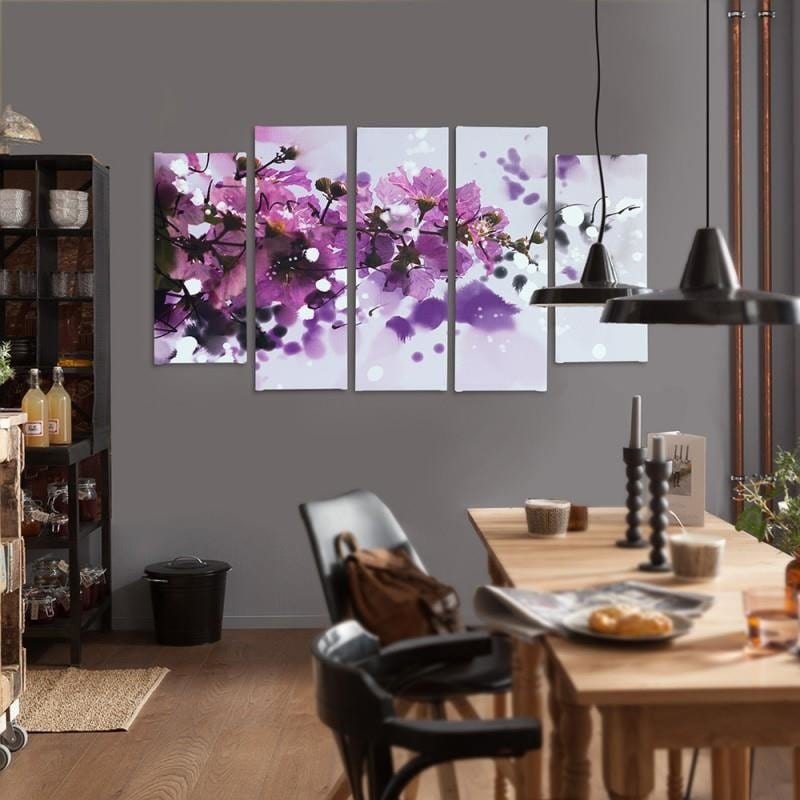 Kanva no 5 daļām - Type B, Blooming Branch Home Trends DECO