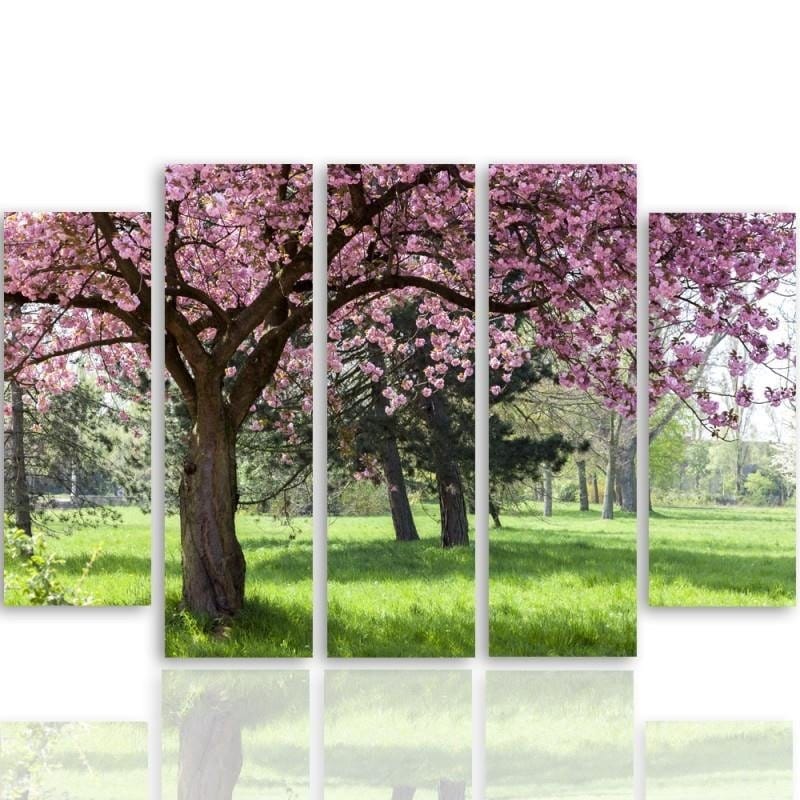 Kanva no 5 daļām - Type B, Blooming Tree Home Trends DECO