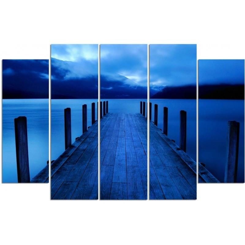 Kanva no 5 daļām - Type B, Blue Bridge Home Trends DECO