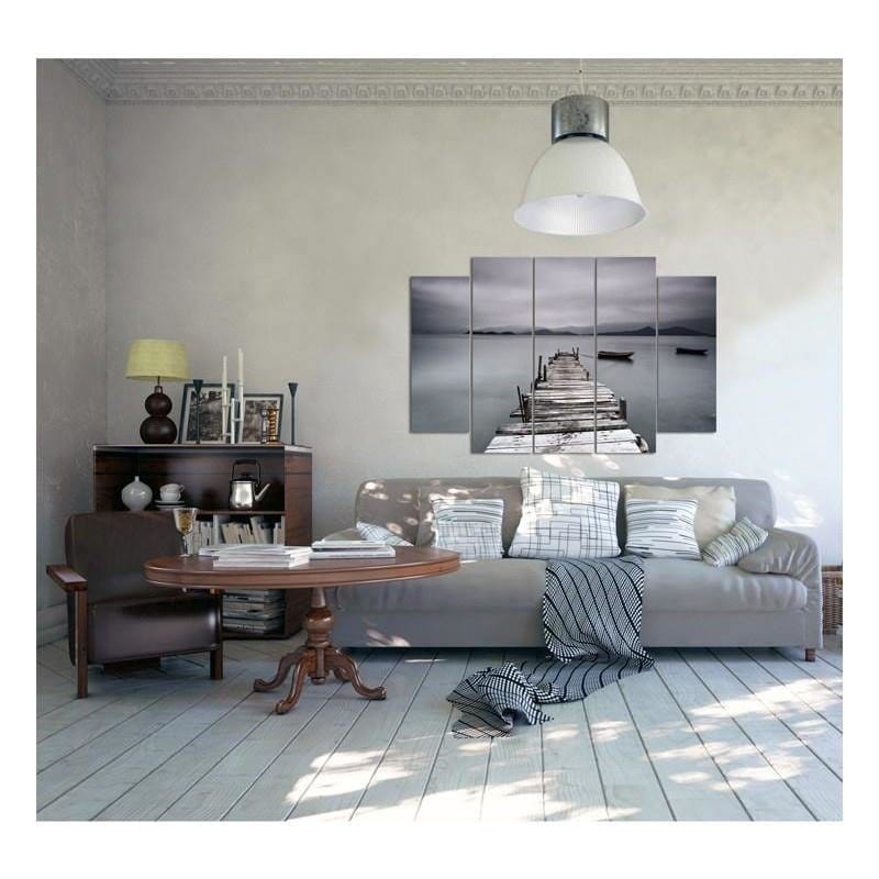 Kanva no 5 daļām - Type B, Bridge And Boat  Home Trends DECO