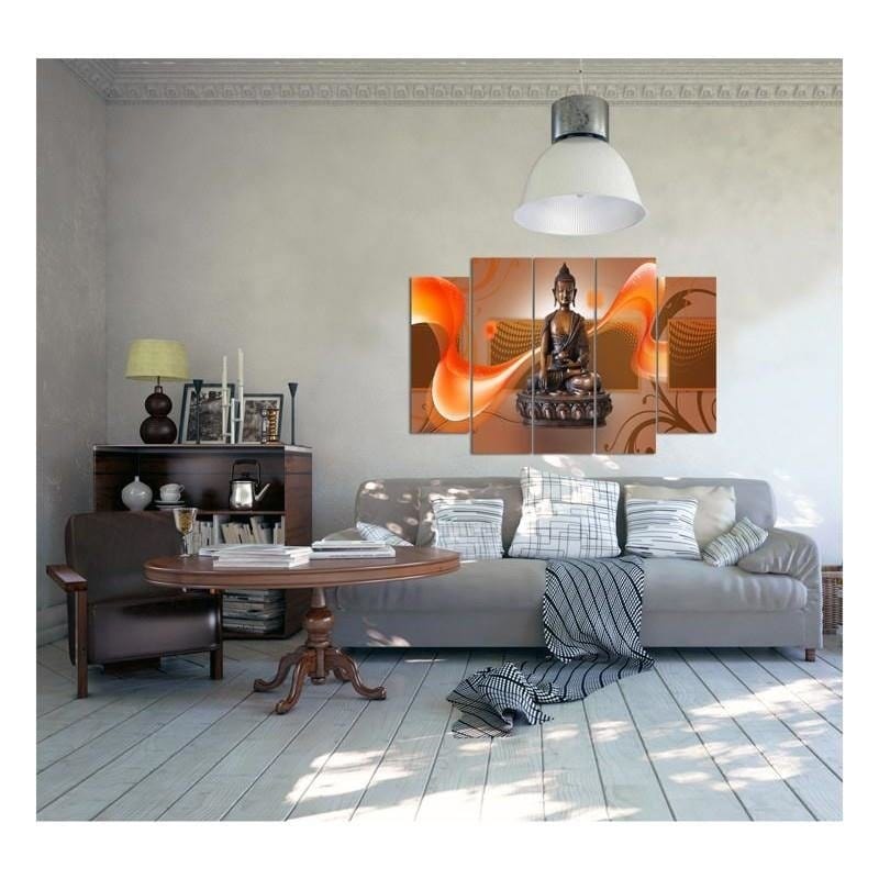 Kanva no 5 daļām - Type B, Bronze Buddha Home Trends DECO