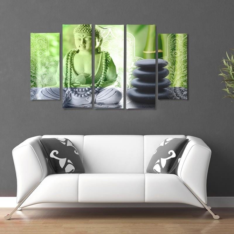 Kanva no 5 daļām - Type B, Buddha And Stones Home Trends DECO