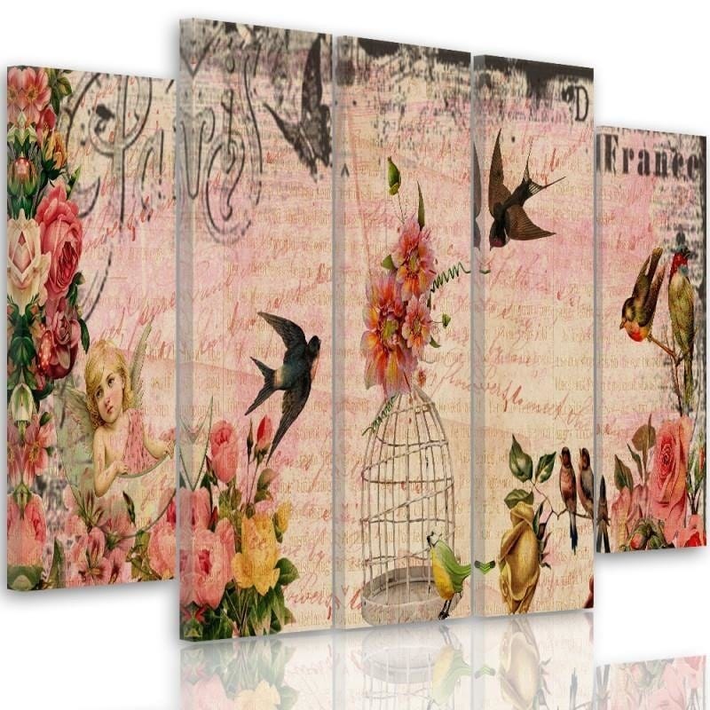 Kanva no 5 daļām - Type B, Card Paris Home Trends DECO