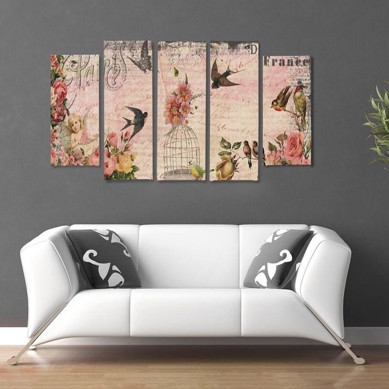 Kanva no 5 daļām - Type B, Card Paris Home Trends DECO