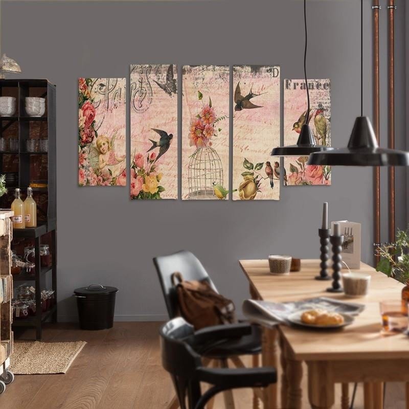 Kanva no 5 daļām - Type B, Card Paris Home Trends DECO