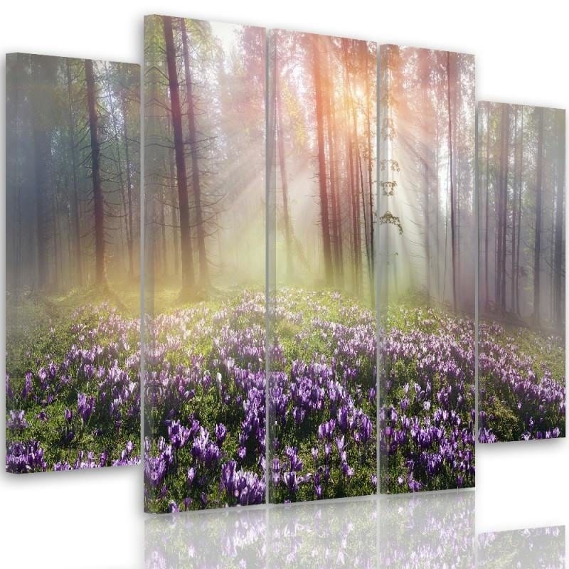 Kanva no 5 daļām - Type B, Clearing Crocuses Home Trends DECO