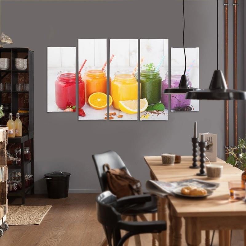 Kanva no 5 daļām - Type B, Collection Fruit Home Trends DECO