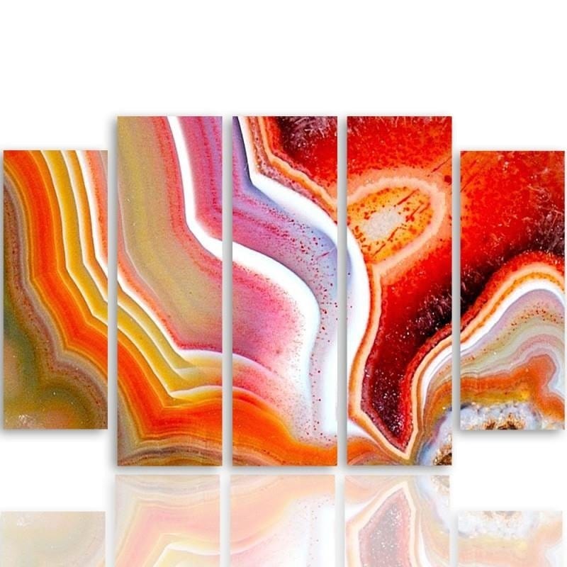Kanva no 5 daļām - Type B, Color Abstraction 1 Home Trends DECO