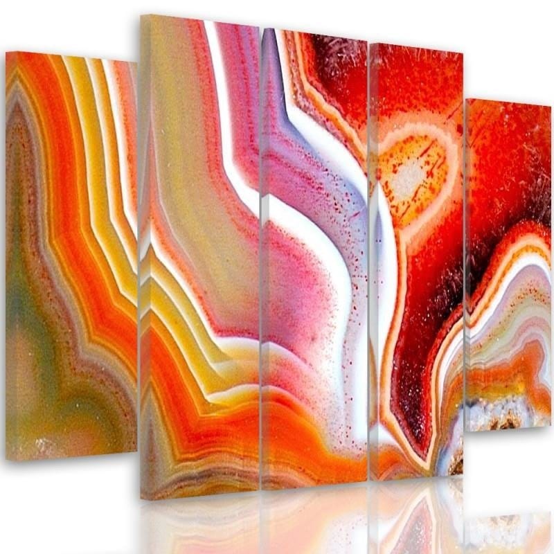 Kanva no 5 daļām - Type B, Color Abstraction 1 Home Trends DECO