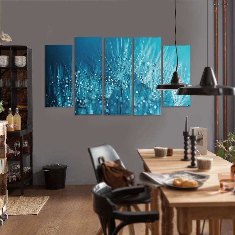 Kanva no 5 daļām - Type B, Dandelion And Dew 2 Home Trends DECO