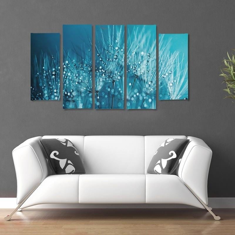 Kanva no 5 daļām - Type B, Dandelion And Dew 2 Home Trends DECO