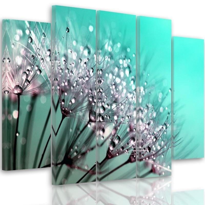 Kanva no 5 daļām - Type B, Dandelion And Dew Home Trends DECO