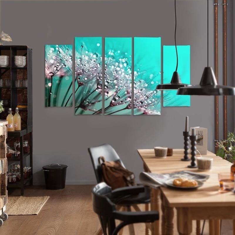 Kanva no 5 daļām - Type B, Dandelion And Dew Home Trends DECO