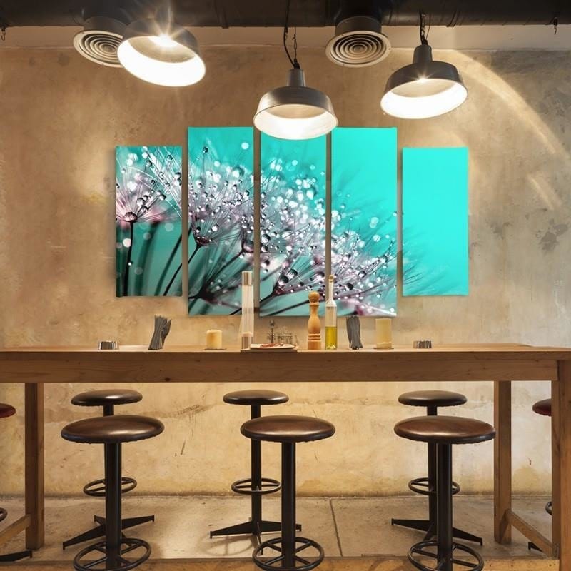 Kanva no 5 daļām - Type B, Dandelion And Dew Home Trends DECO