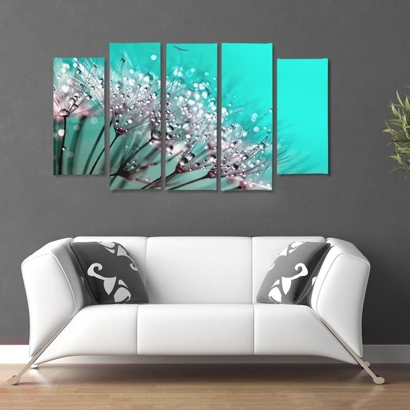 Kanva no 5 daļām - Type B, Dandelion And Dew Home Trends DECO