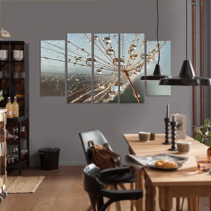 Kanva no 5 daļām - Type B, Dew Drops And Cobweb Home Trends DECO