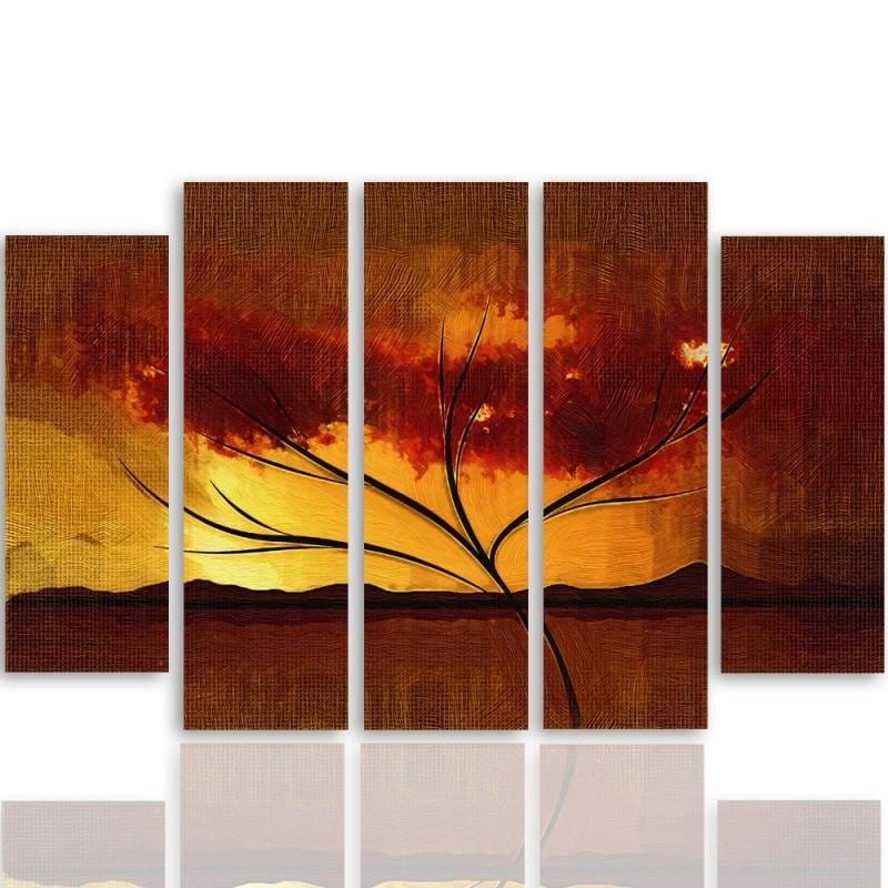 Kanva no 5 daļām - Type B, Dry Tree Home Trends DECO