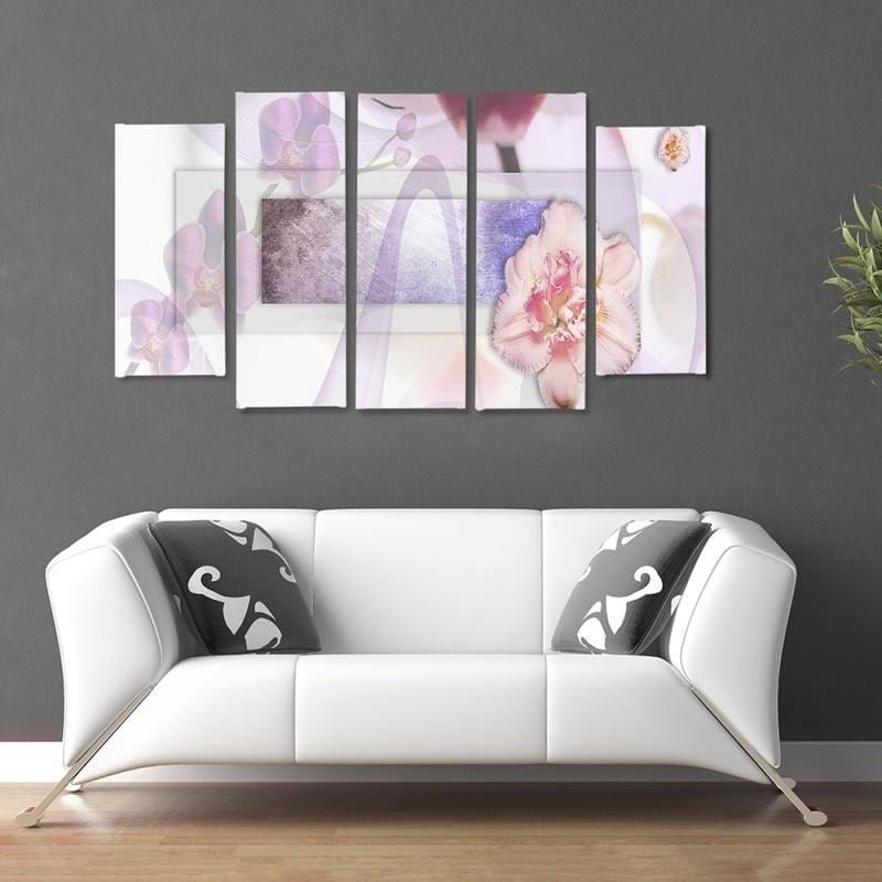 Kanva no 5 daļām - Type B, Floral Composition 1 Home Trends DECO