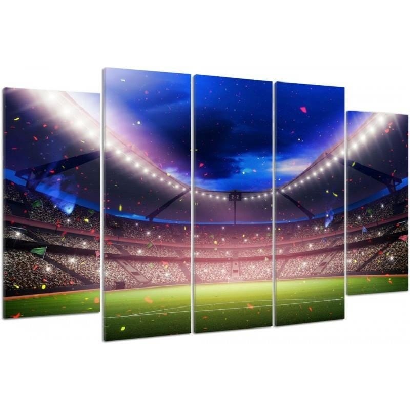 Kanva no 5 daļām - Type B, Football Stadium Home Trends DECO