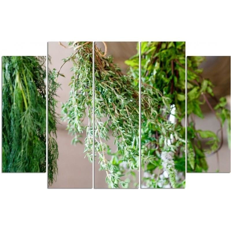 Kanva no 5 daļām - Type B, Fresh Herbs 2 Home Trends DECO