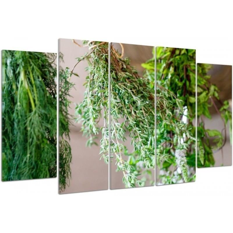 Kanva no 5 daļām - Type B, Fresh Herbs 2 Home Trends DECO