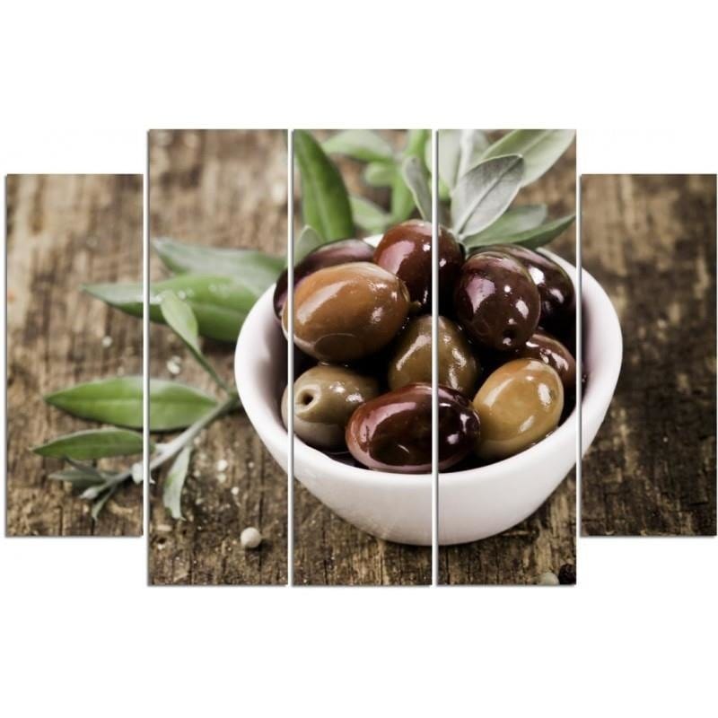 Kanva no 5 daļām - Type B, Fresh Olives Home Trends DECO