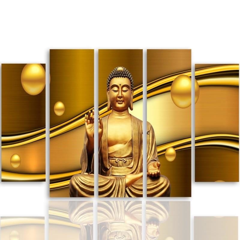 Kanva no 5 daļām - Type B, Golden Buddha Home Trends DECO