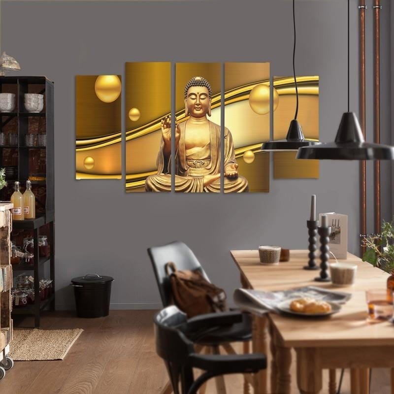 Kanva no 5 daļām - Type B, Golden Buddha Home Trends DECO