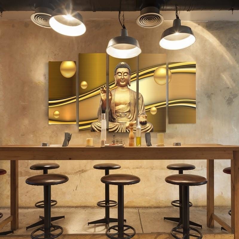 Kanva no 5 daļām - Type B, Golden Buddha Home Trends DECO