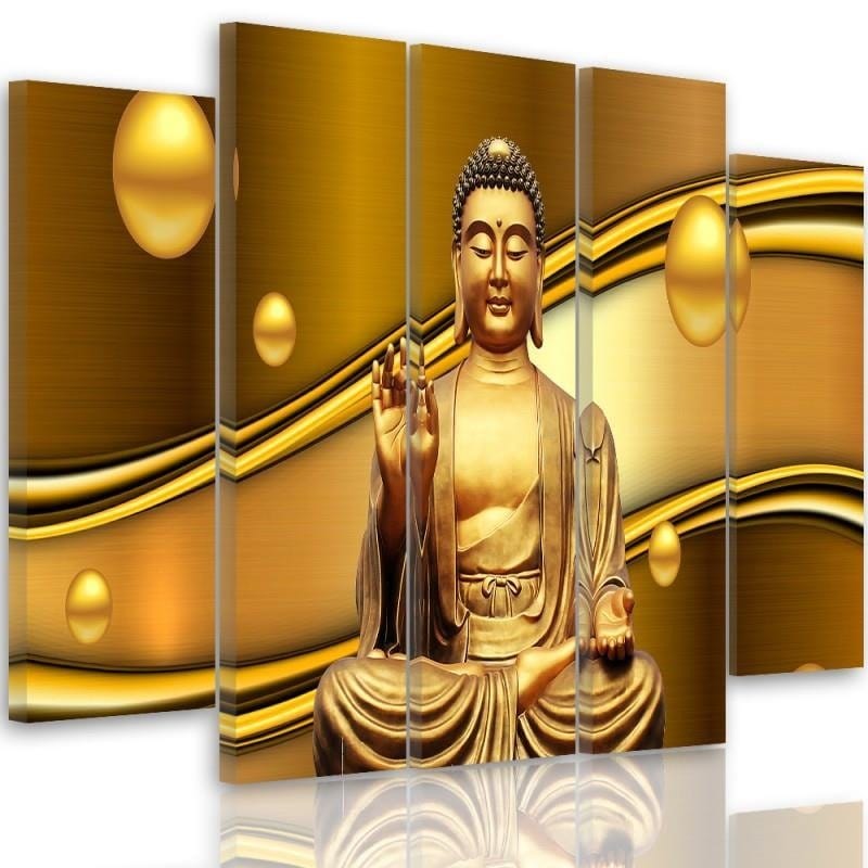 Kanva no 5 daļām - Type B, Golden Buddha Home Trends DECO