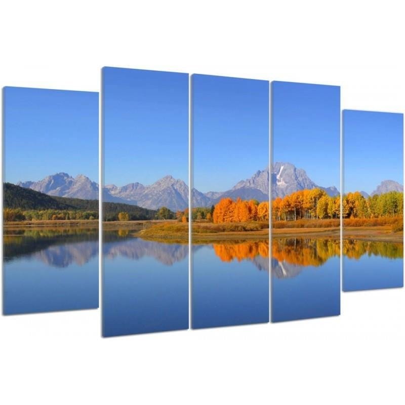 Kanva no 5 daļām - Type B, Grand Teton National Park Home Trends DECO