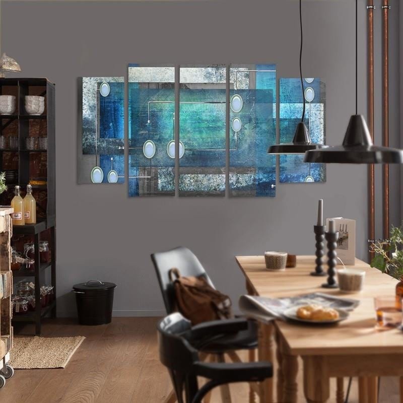 Kanva no 5 daļām - Type B, Interior Abstract  Home Trends DECO