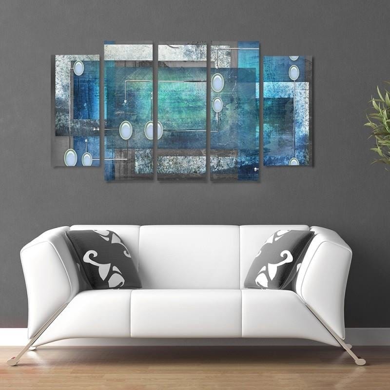 Kanva no 5 daļām - Type B, Interior Abstract  Home Trends DECO