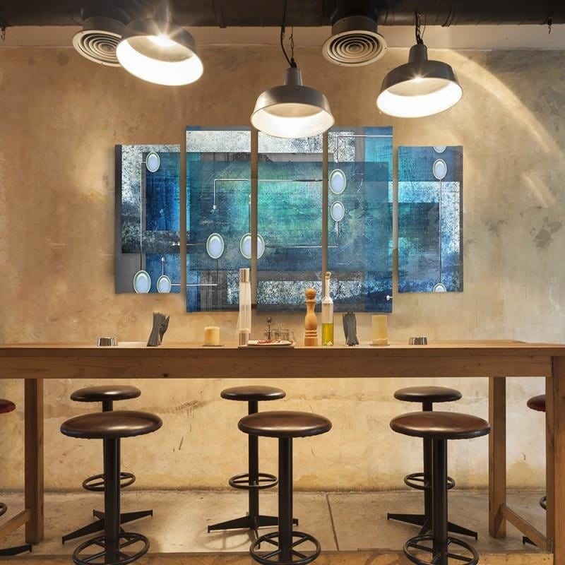 Kanva no 5 daļām - Type B, Interior Abstract  Home Trends DECO