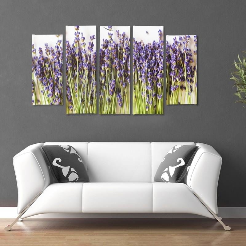 Kanva no 5 daļām - Type B, Lavender Buds Home Trends DECO