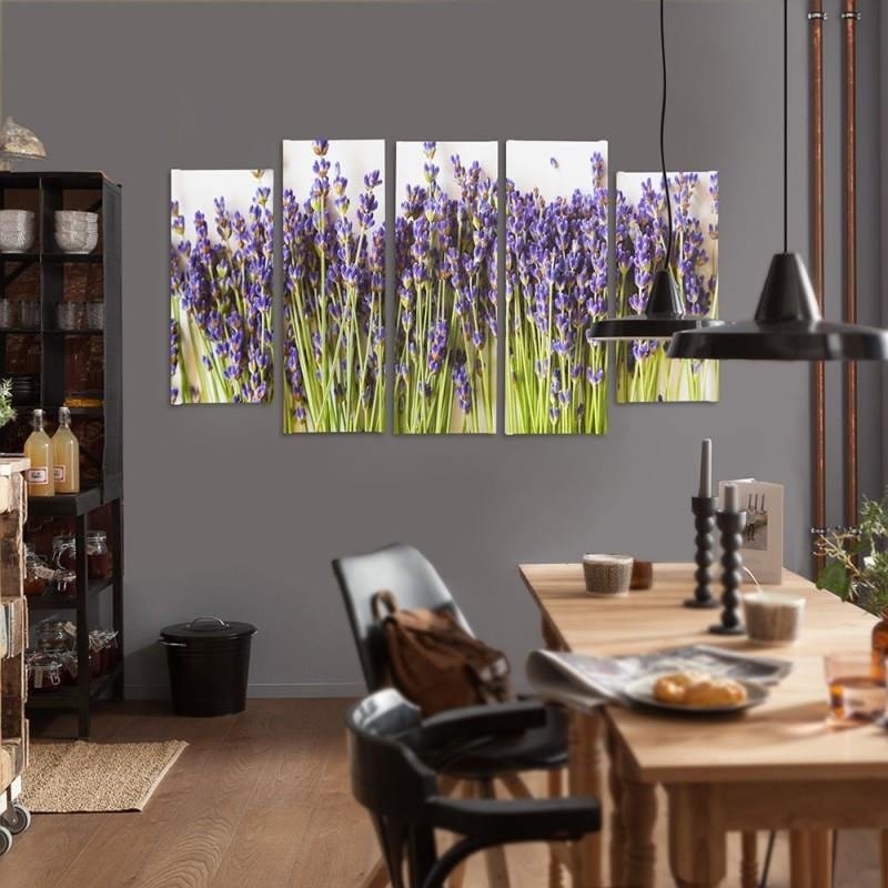 Kanva no 5 daļām - Type B, Lavender Buds Home Trends DECO