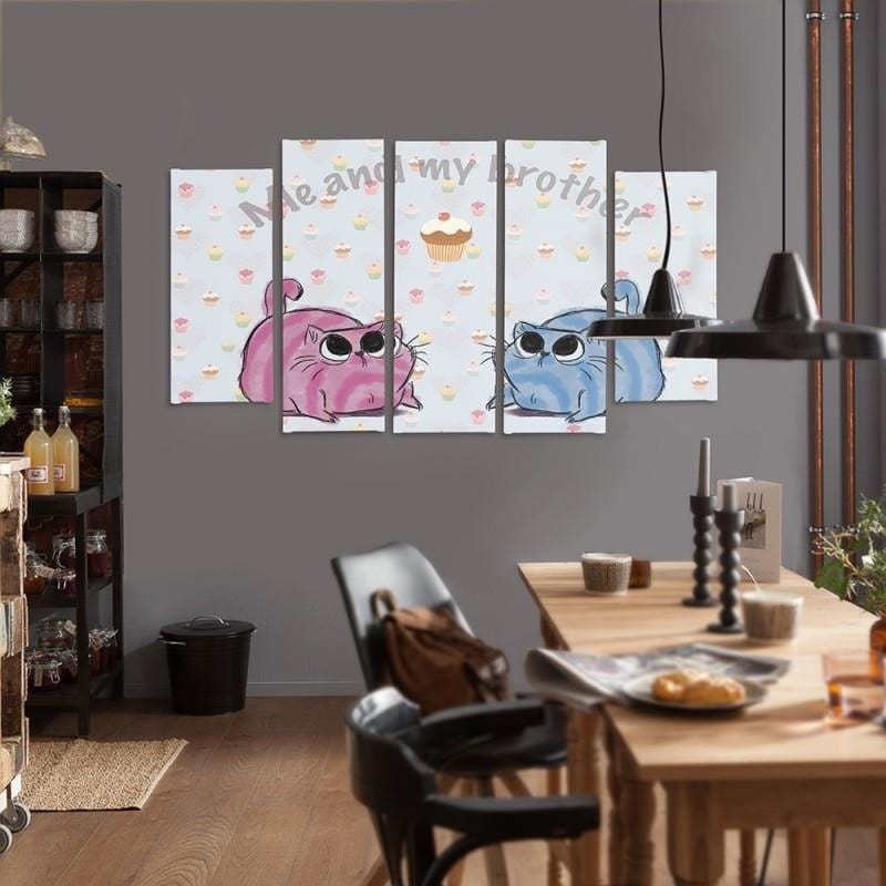 Kanva no 5 daļām - Type B, Me And My Brother  Home Trends DECO