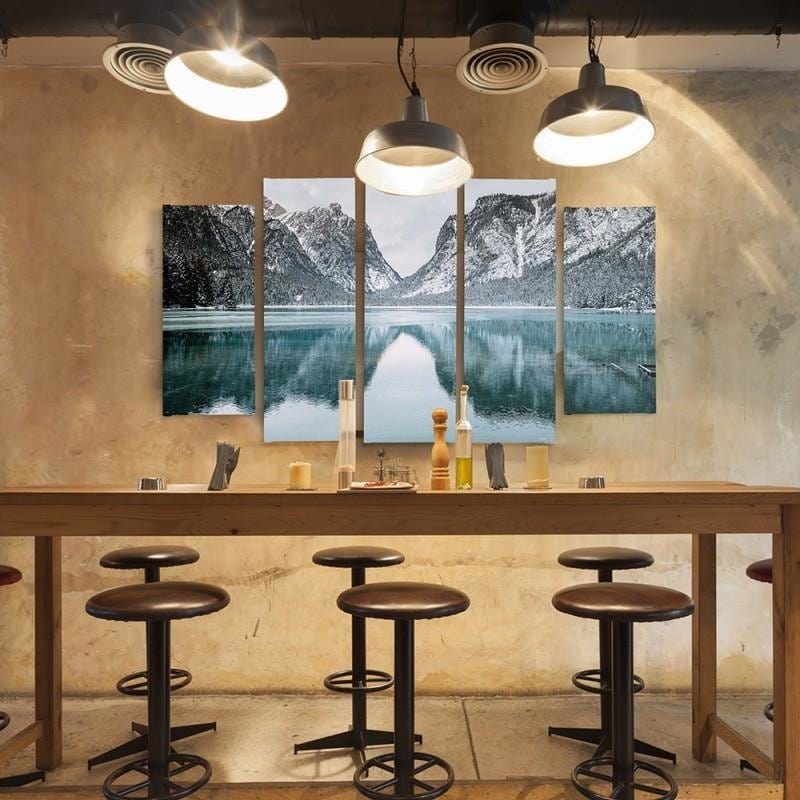 Kanva no 5 daļām - Type B, Mountain Landscape Home Trends DECO
