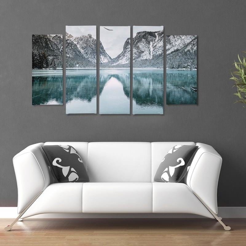 Kanva no 5 daļām - Type B, Mountain Landscape Home Trends DECO