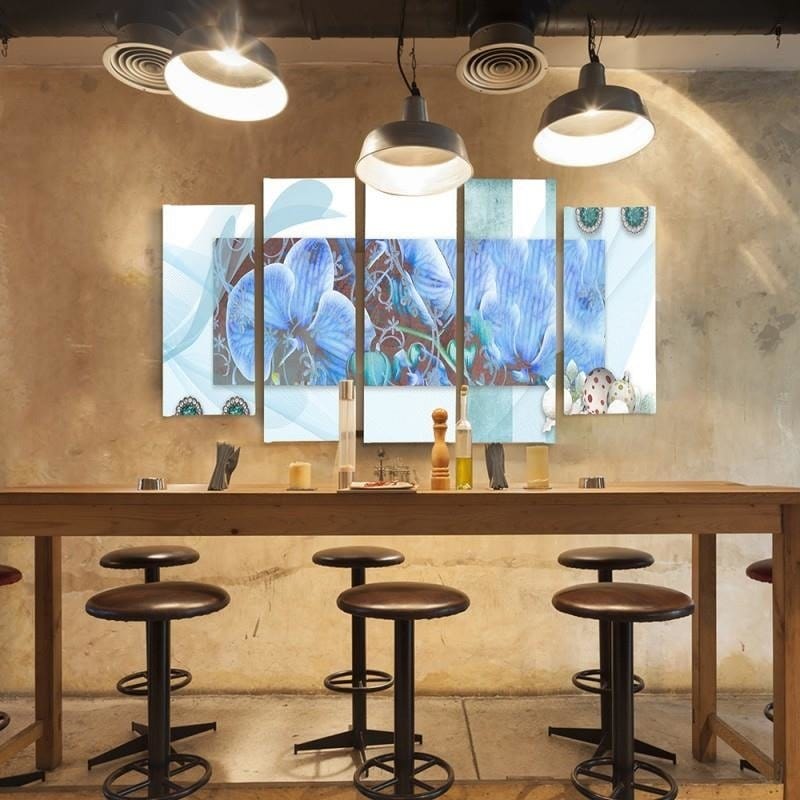 Kanva no 5 daļām - Type B, Orchid Composition 2 Home Trends DECO