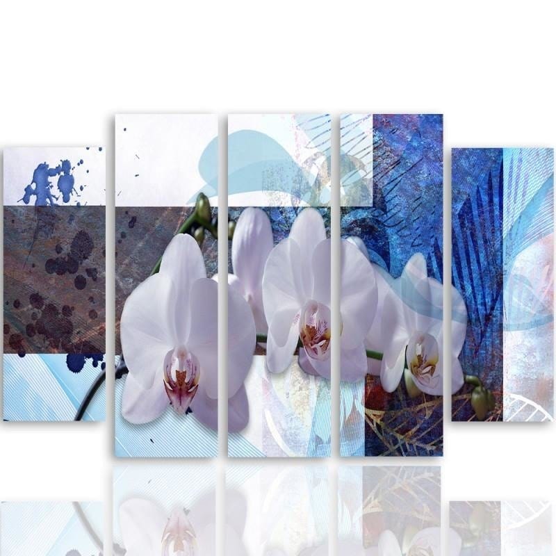 Kanva no 5 daļām - Type B, Orchid Composition Home Trends DECO